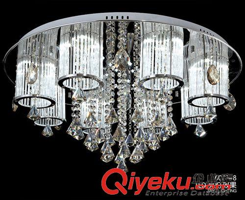 吸頂燈 奢華臥室 圓形吸頂燈 客廳水晶吸頂燈  led 酒店吸頂燈 燈具批發原始圖片3