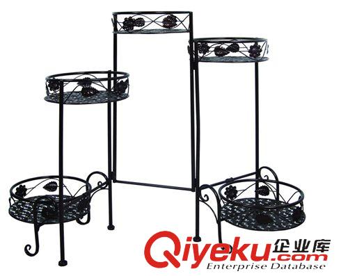 鐵藝花架 促銷鐵藝工藝品 歐式鐵藝花盆架 落地式花盆架 客廳花架原始圖片2