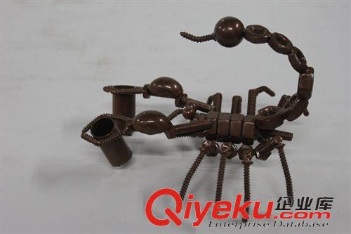 鐵藝模型 金屬工藝品 年尾促銷 鐵制精美手工 蜥蜴筆筒