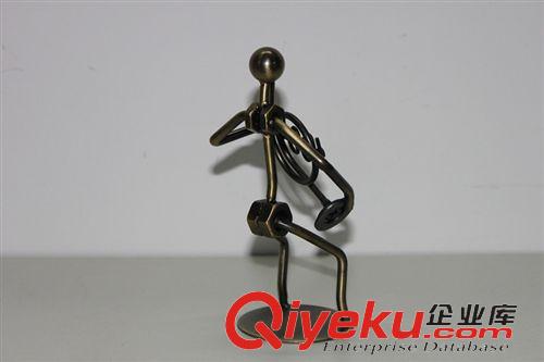 鐵制音樂人模型 廠家直銷 年尾促銷 金屬工藝品文藝小音樂人系列 喇叭手原始圖片3