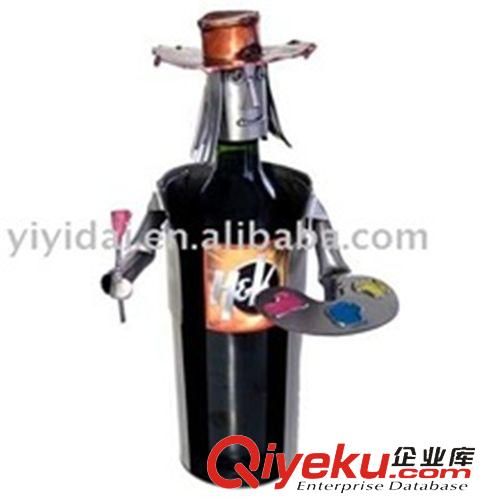 鐵制藝術(shù)酒架 歐式宮廷風(fēng) 陶瓷樹(shù)脂裂紋紅酒架家居裝飾品 餐廳擺設(shè)
