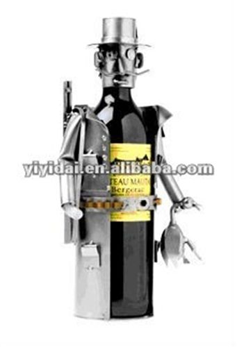 鐵制藝術酒架 紅酒架 葡萄酒酒托 歐式手繪 家居用品禮品原始圖片2