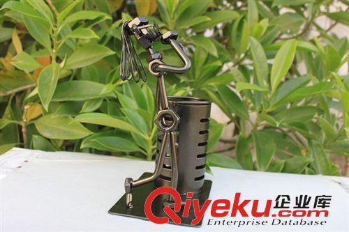 鐵藝筆筒,名片夾 金屬工藝品 文藝休息閑逸 筆筒原始圖片2