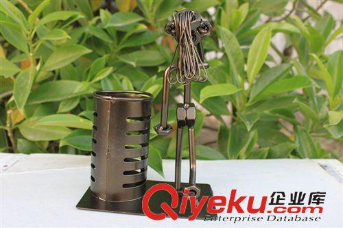 鐵藝筆筒,名片夾 金屬工藝品 文藝休息閑逸 筆筒原始圖片3