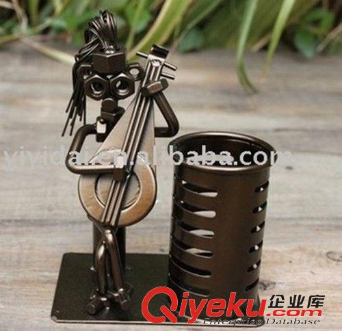 鐵藝筆筒,名片夾 金屬工藝品 文藝休息閑逸 筆筒