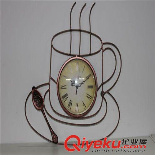 鐵藝墻飾 歐式家具裝飾品，金屬工藝墻壁掛鐘