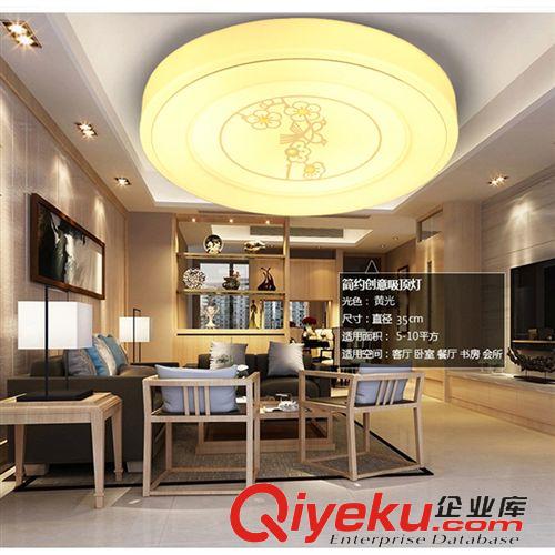 吸頂燈 亞克力LED吸頂燈臥室燈具簡約現(xiàn)代客廳燈餐廳書房燈陽臺過道燈飾原始圖片2