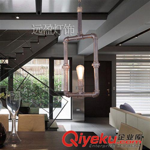 工業風區 水管工業吊燈 LOFT水管燈 北歐美式酒吧個性創意復古藝術燈具裝飾原始圖片2