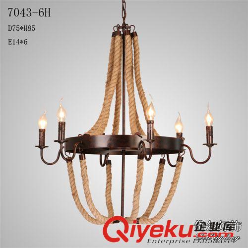 吊燈 北歐宜家吊燈水晶吊燈復古鐵藝酒吧餐廳客廳臥室燈具歐式美式鄉(xiāng)村
