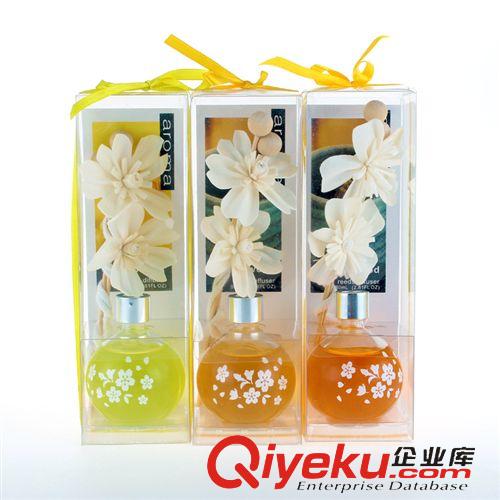 新品 流花坊浪漫櫻花香薰  無火自然揮發藤條香薰 禮品隨手禮裝飾 淘