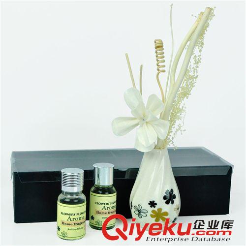 新品 無火自然揮發藤條香薰 禮品隨手禮家具裝飾流花坊長方禮盒香薰 淘