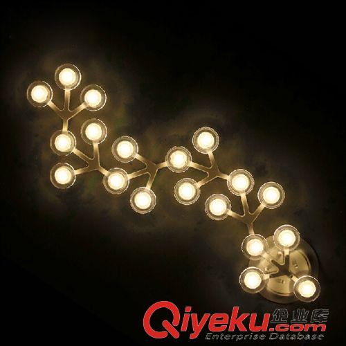 鋁材系列 LED吸頂燈 簡(jiǎn)約創(chuàng)意枝形燈 節(jié)能環(huán)?？蛷d餐廳臥室繁星吸頂燈新款原始圖片2