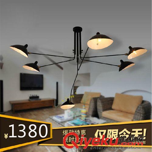 鋁材系列 LED吸頂燈 歐式復(fù)古鐵藝吸頂燈 美式鄉(xiāng)村工業(yè)餐廳臥室吸頂燈批發(fā)