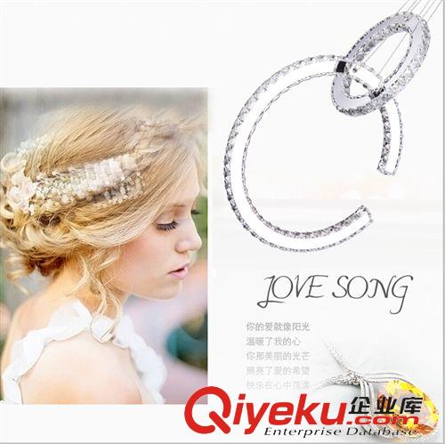 吸頂燈 LED歐式水晶吸頂燈 現(xiàn)代簡(jiǎn)約創(chuàng)意水晶吊燈 客廳餐廳酒店工程燈具原始圖片2