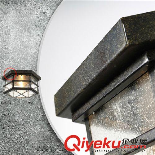 吸頂燈 LED吸頂燈批發 地中海復古燈 美式創意工業吸頂燈 戶外過道吸頂燈
