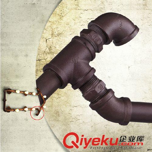 壁燈 LED水管壁燈 Loft工業(yè)復(fù)古鐵藝燈具 RH簡(jiǎn)約創(chuàng)意餐廳臥室床頭壁燈