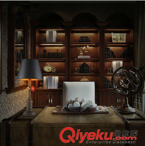臺(tái)燈 LOFT工業(yè)風(fēng)個(gè)性創(chuàng)意臺(tái)燈 美式鄉(xiāng)村復(fù)古愛迪生臺(tái)燈 書房臥室床頭燈原始圖片2