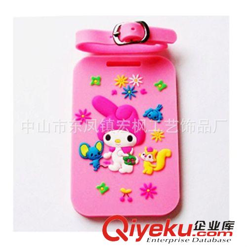 廣告扇 時尚工藝禮品軟膠行李牌 印刷卡通行李牌 實惠小禮品行李牌