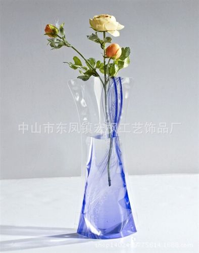 PVC花瓶/折疊花瓶 家居使用折疊PVC花瓶 大號塑料花瓶 高周波電壓PVC花瓶 價格優(yōu)惠