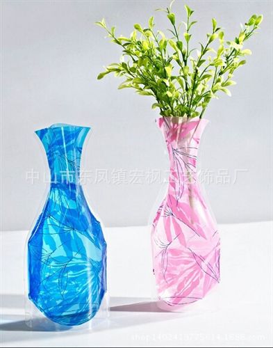PVC花瓶/折疊花瓶 家居使用折疊PVC花瓶 大號塑料花瓶 高周波電壓PVC花瓶 價格優(yōu)惠原始圖片3