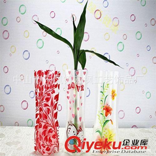 PVC花瓶/折疊花瓶 工廠直銷PVC折疊花瓶 塑料大號花瓶 可絲印PVC花瓶 時尚潮流花瓶原始圖片2