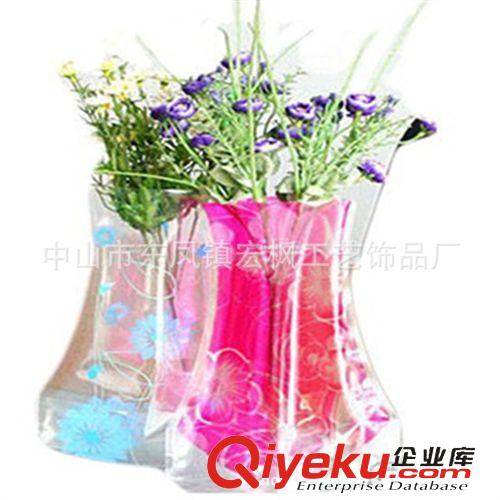 PVC花瓶/折疊花瓶 工廠直銷PVC折疊花瓶 塑料大號花瓶 可絲印PVC花瓶 時尚潮流花瓶原始圖片3