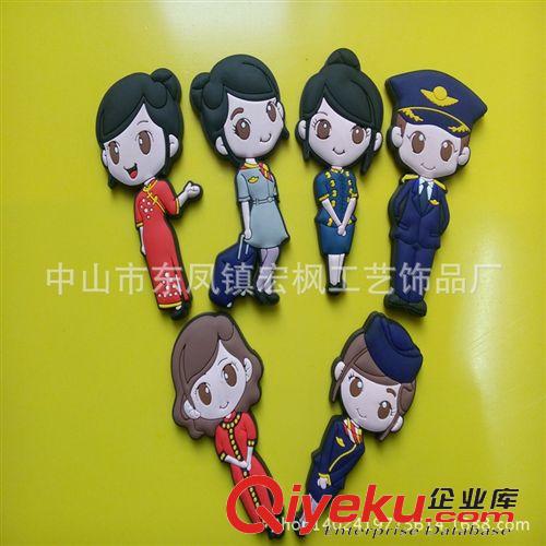 3D PVC 磁性 軟膠冰箱貼 卡通銅版紙 海綿寶寶磁性冰箱貼 工藝PVC冰箱貼 絲印PVC冰箱貼