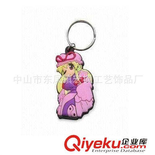 軟膠鑰匙扣 軟膠鑰匙扣定制 卡通軟膠鑰匙扣 滴膠PVC金屬鑰匙掛件 帶燈鑰匙扣原始圖片2