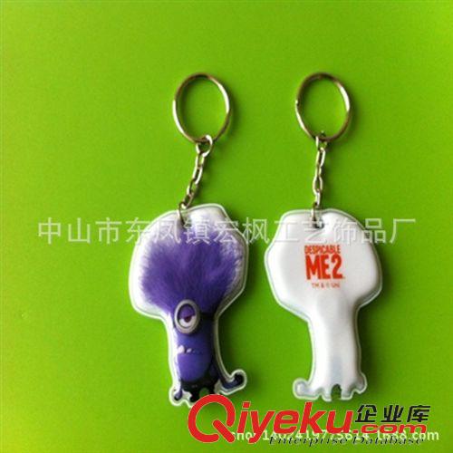 pvc按燈/帶燈鑰匙扣 LED/按燈帶燈鑰匙扣 笑臉PVC鑰匙扣 軟膠PVC滴膠鑰匙扣 塑料鑰匙扣 車標LED燈扣鑰匙鏈原始圖片3