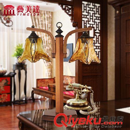 普通照明臺(tái)燈 藝美達(dá) 奢華歐式田園創(chuàng)意臥室燈具 新古典臺(tái)燈復(fù)古客廳床頭燈飾原始圖片2