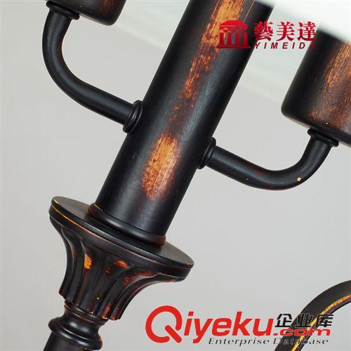 普通照明臺燈 藝美達(dá) 奢華歐式田園創(chuàng)意臥室燈具 新古典臺燈復(fù)古客廳床頭燈飾原始圖片3