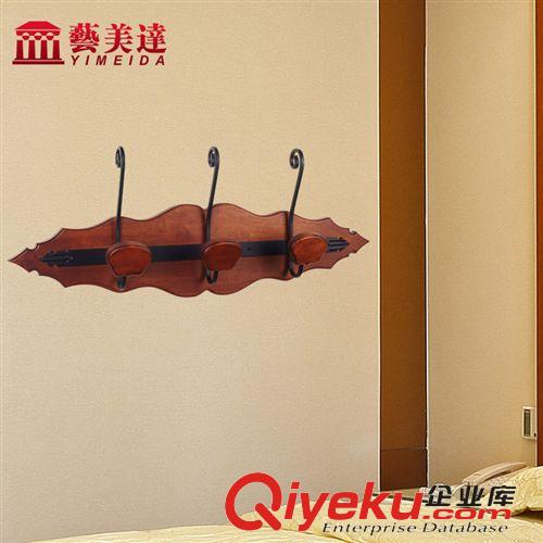 木質(zhì)工藝品 藝美達(dá)復(fù)古田園壁掛墻上墻壁置物架擱板隔板層架花架裝飾架