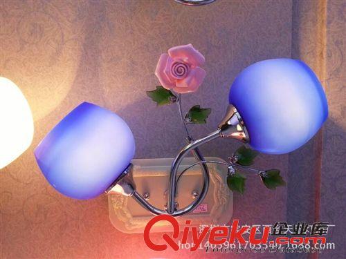 壁燈 簡(jiǎn)約現(xiàn)代玫瑰花床頭壁燈、臥室、餐廳、酒店、吧臺(tái)燈原始圖片3