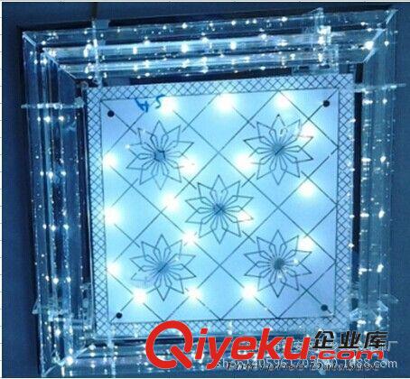 吸頂燈 LED客廳燈 方形低壓平板燈 水晶吸頂燈 臥室燈 LED吸頂燈