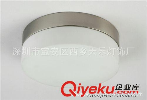 吸頂燈 廠家批發簡約現代奶白圓形玻璃吸頂燈 過道走廊吸頂燈工程燈具