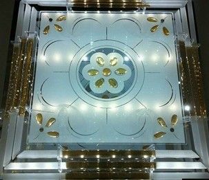 吸頂燈 LED客廳燈 方形低壓平板燈 水晶吸頂燈 臥室燈 LED吸頂燈
