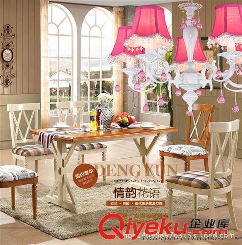 吊燈 吸頂燈臥室燈溫馨田園燈花草燈飾浪漫婚慶燈田園風(fēng)格布藝術(shù)吊燈原始圖片3