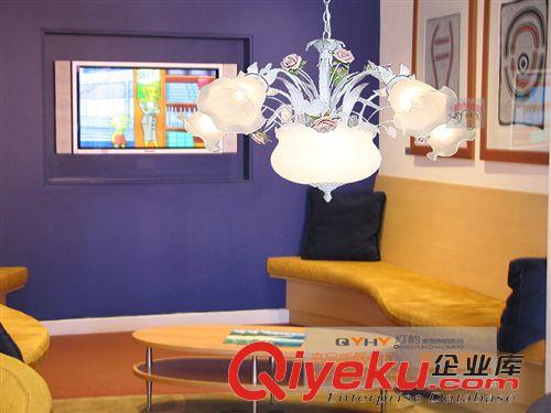吊燈 QYHY吊燈田園燈歐式吊燈臥室燈餐廳燈客廳燈鐵藝燈tj燈具原始圖片3