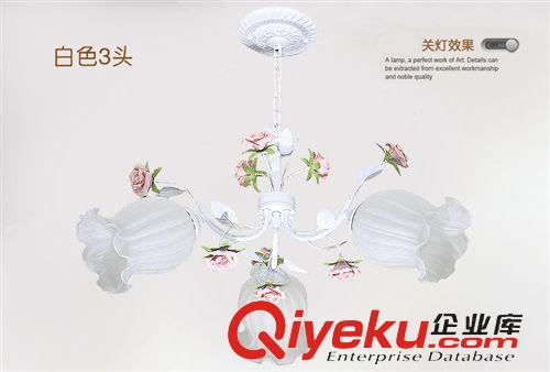 吸頂燈 LED臥室田園燈花燈藝術吊燈客廳燈臥室吸頂燈餐廳燈吊燈水晶燈原始圖片2