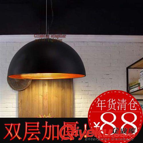 吊燈 廠家直銷復(fù)古玻璃罩吊燈 美式鄉(xiāng)村工業(yè) 雙頭伸縮創(chuàng)意餐廳燈