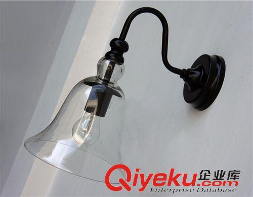 壁燈 【歐式現(xiàn)代壁燈】 宜家玄關(guān)陽臺床頭燈 簡約臥室單頭復(fù)古鈴鐺壁燈