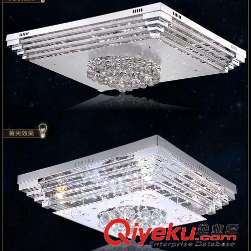 房間燈臥室燈 廠家直銷長(zhǎng)方形水晶燈led客廳燈臥室燈新款餐廳燈書房燈貨批發(fā)原始圖片3