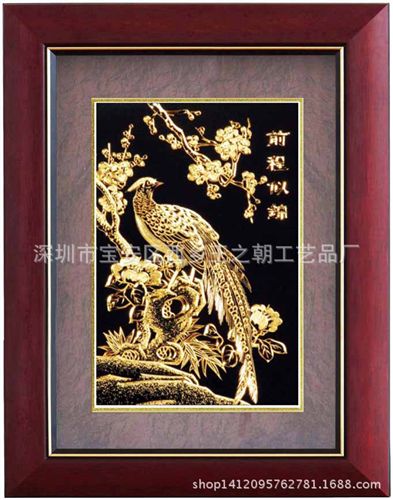 金雕畫 會(huì)議禮品，商務(wù)禮品，金雕畫，兵馬俑