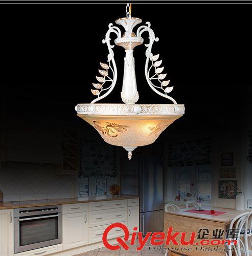 歐式吊燈 歐式吊燈客廳燈簡歐式燈具鐵藝燈地中海田園吊燈雙層客廳燈飾