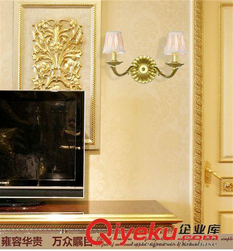 歐式壁燈 歐式壁燈床頭燈具簡(jiǎn)約創(chuàng)意仿古北歐美式田園客廳臥室工藝壁燈