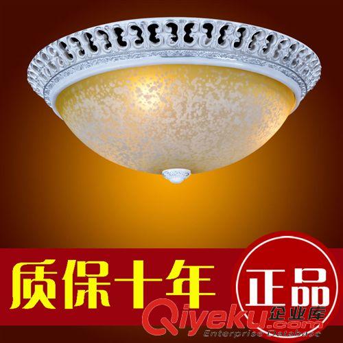 歐式吸頂燈 歐式吸頂燈LED吸頂燈樹脂客廳燈臥室燈美式過道燈玄關燈門廳