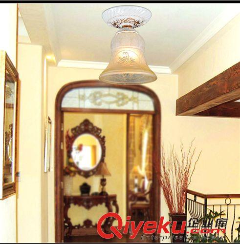 歐式吸頂燈 單頭地中海田園歐式小吸頂燈陽(yáng)臺(tái)過(guò)道門(mén)廳玄關(guān)衛(wèi)生間燈飾