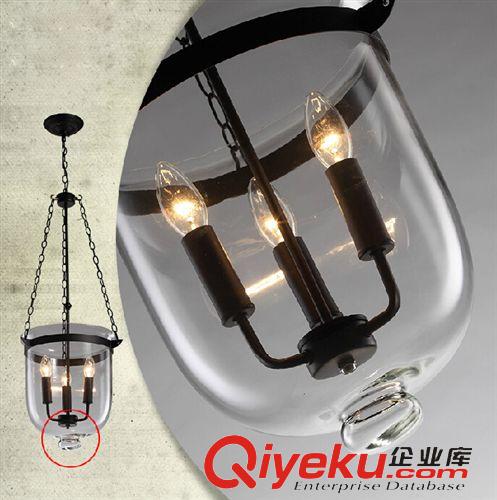吊燈 LED美式鄉村復古創意吊燈 簡約宜家餐吊燈飾 客廳燈臥室燈具批發原始圖片3