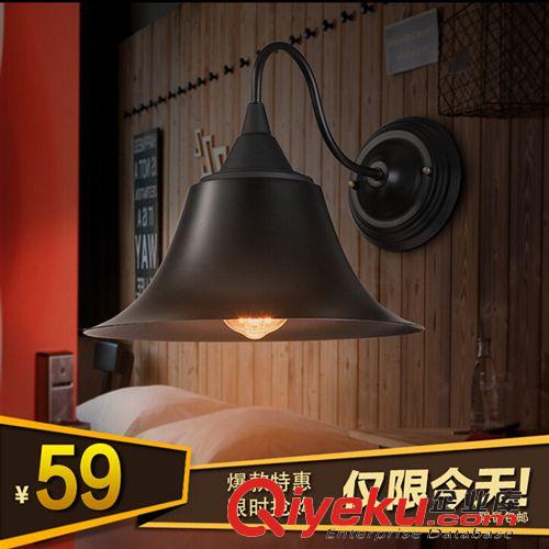 壁燈 RH工業(yè)復(fù)古美式壁燈 歐式仿古創(chuàng)意客廳餐廳臥室燈 滑輪升降壁燈