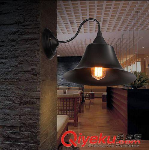 壁燈 LED歐式仿古簡(jiǎn)約壁燈 客廳餐廳臥室吧臺(tái)燈 美式鄉(xiāng)村復(fù)古鐵藝燈原始圖片2